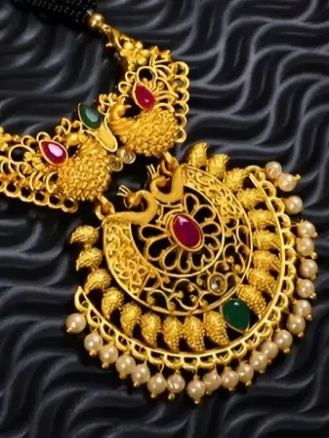 Hariyali Teej पर पहनें ये खूबसूरत Gold Mangalsutra, देखें डिजाइंस