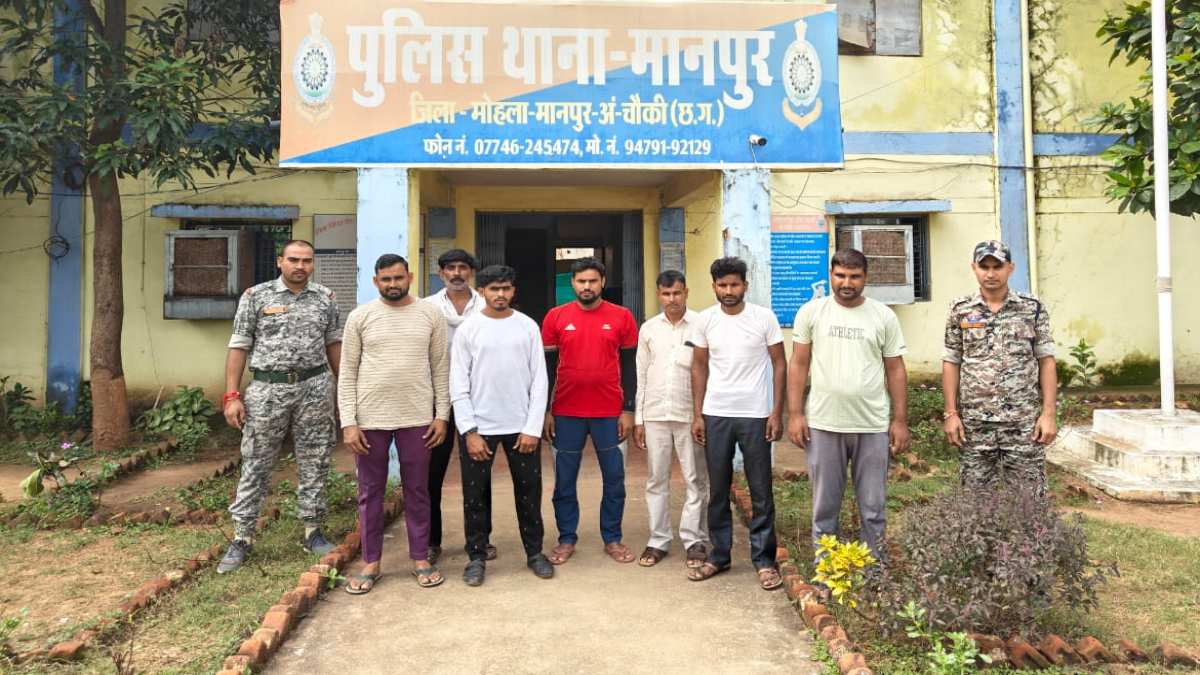 CG NEWS: पुलिस ने किराए के मकानों पर डाली रेड, यूपी के 7 संदिग्ध गिरफ्तार…