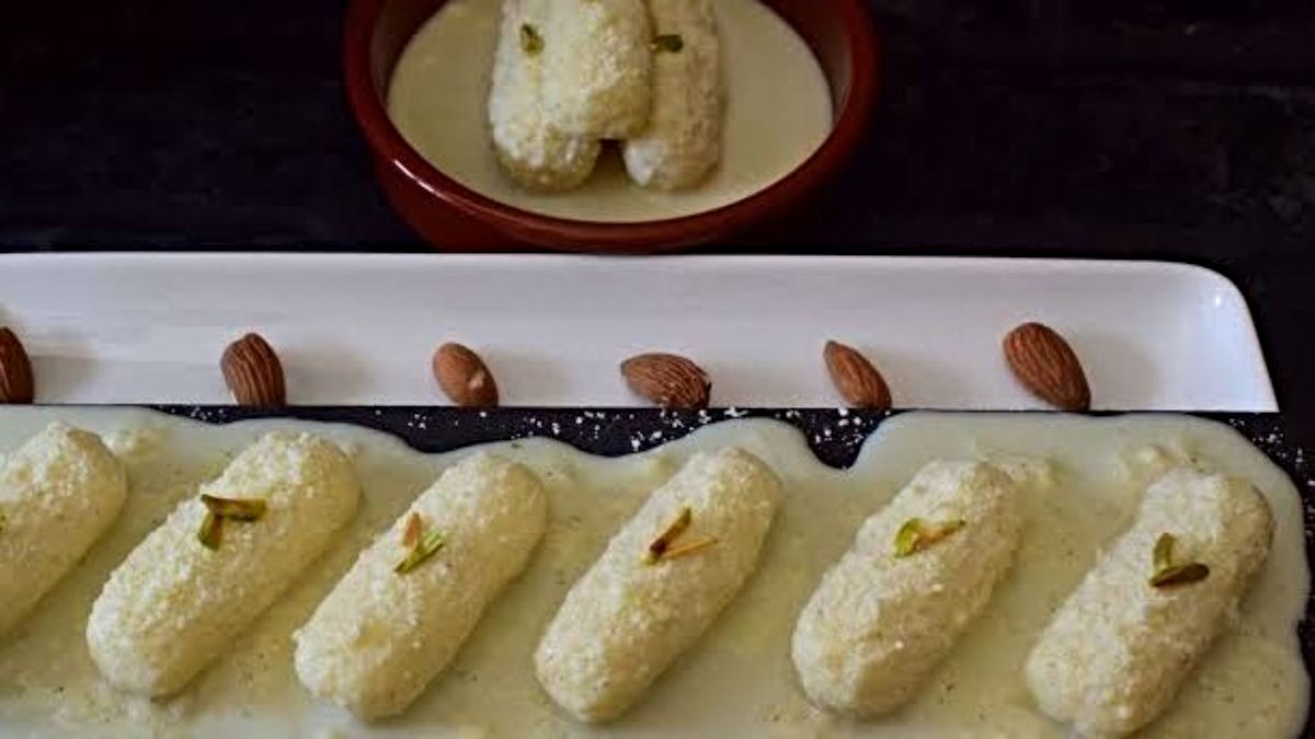 भाई के लिए घर पर बनाएं स्पेशल बंगाली मिठाई मलाई चमचम, जानें आसान रेसिपी