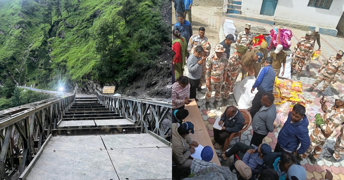 अंतिम चरण में पहुंचा बेली ब्रिज के मरम्मत का काम, इधर जरुरतमंदों तक पहुंचाया जा रहा है जरूरी सामान