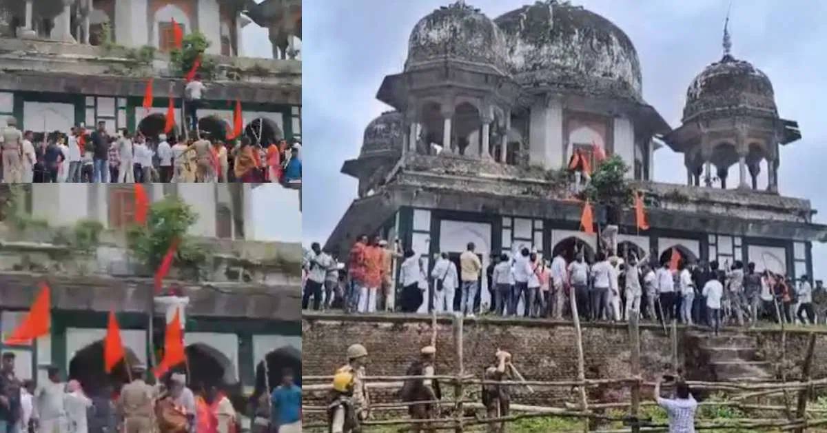 फतेहपुर मंदिर-मकबरा विवाद : श्री कृष्ण जन्माष्टमी को देखते हुए प्रशासन ने की बैरिकेडिंग