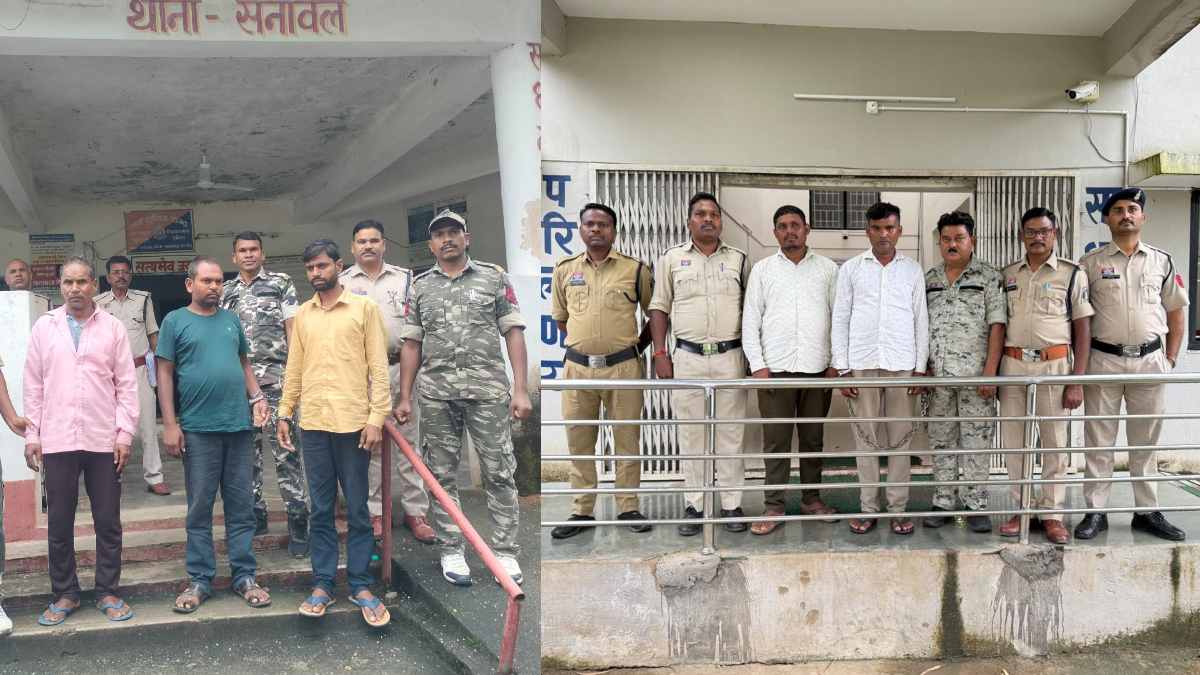 जमीन विवाद : आदिवासी परिवार पर जानलेवा हमला, यूपी के 9 आरोपी गिरफ्तार