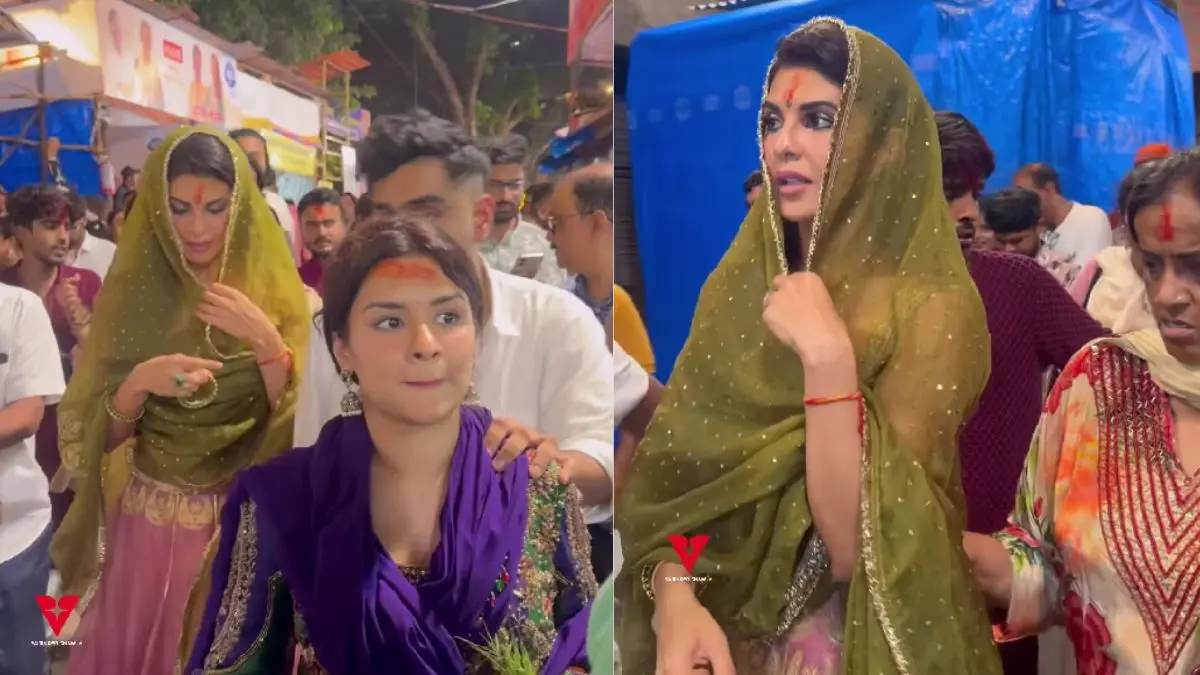 लालबागचा राजा का आशीर्वाद लेने पहुंचीं थीं Jacqueline Fernandez और Avneet Kaur, पंडाल से बाहर निकलते वक्त भीड़ में फंसीं …