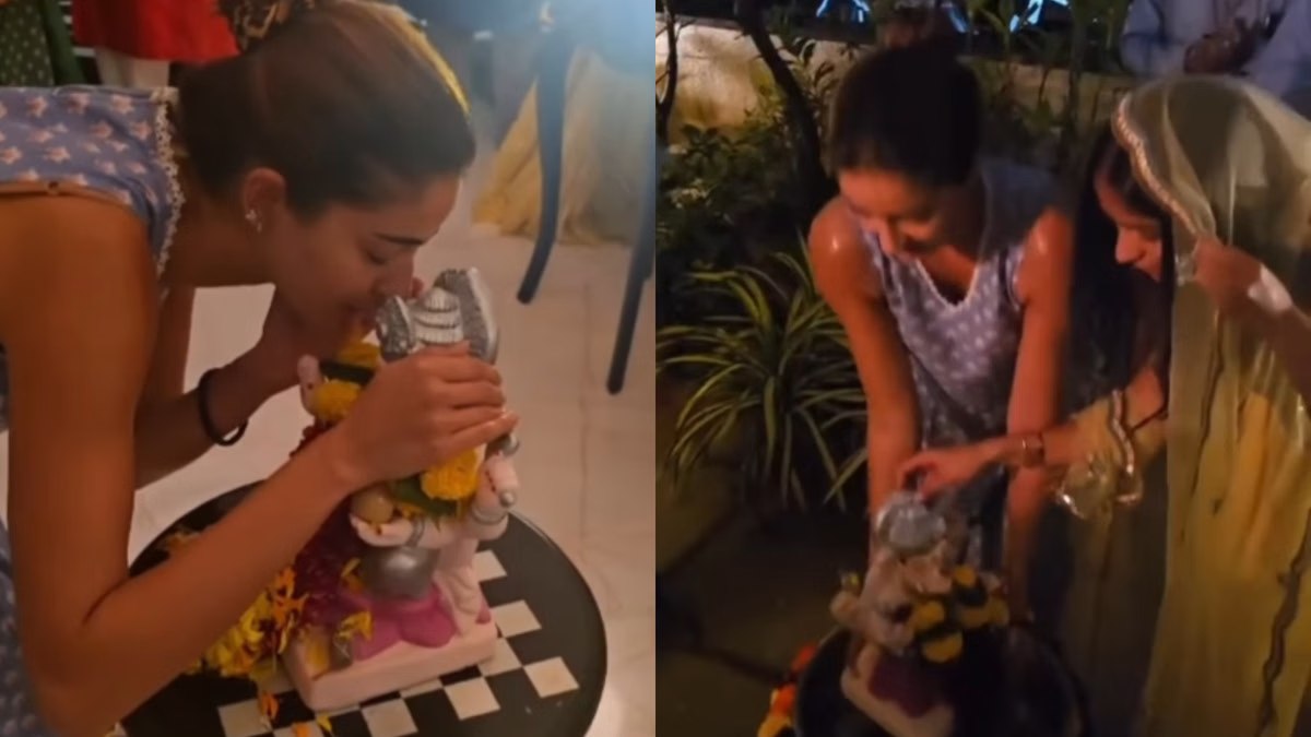 इको-फ्रेंडली अंदाज में Ananya Panday ने किया बप्पा का विसर्जन, भगवान गणेश के कान में बोली अपनी प्रार्थनाएं …