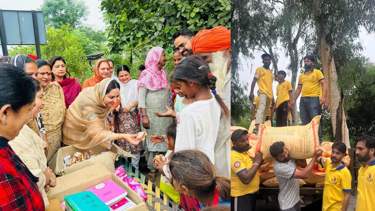 पंजाब में आपदा के बीच सेवा की मिसाल : आम आदमी पार्टी यूथ और महिला विंग बाढ़ राहत में सबसे आगे, कंधों पर बोरे उठाकर गांव-गांव पहुंचा रहे सामग्री
