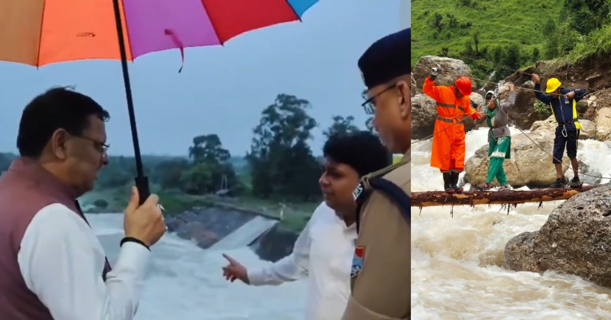 पोंसारी में बादल फटने से फंसे 5 लोगों का किया गया रेस्क्यू, इधर नानकमत्ता में सीएम धामी ने सुरक्षा उपाए करने के दिए निर्देश