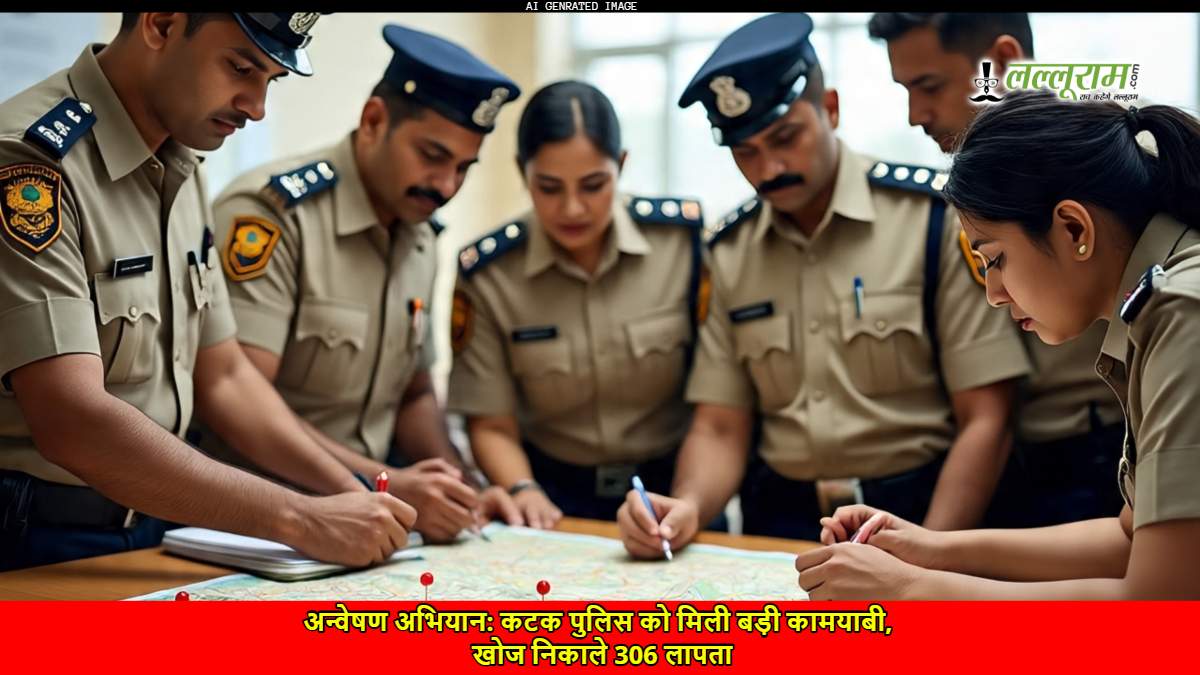 अन्वेषण अभियान: कटक पुलिस को मिली बड़ी कामयाबी, खोज निकाले 306 लापता