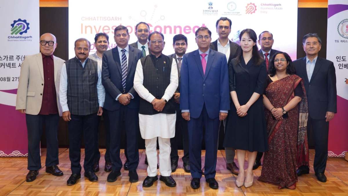 सियोल में मुख्यमंत्री विष्णु देव साय और ATCA प्रतिनिधिमंडल की महत्वपूर्ण भेंट, छत्तीसगढ़ में निवेश की संभावनाओं पर हुई चर्चा…