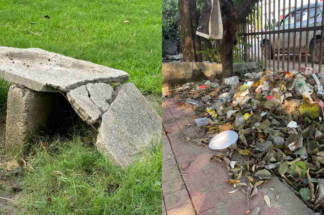 स्वच्छता में पुरस्कार लेकिन एक हकीकत ये भी है सरकार : नगर निगम मुख्यालय के सामने का गार्डन बदहाल, महापौर के निर्देश का कोई असर नहीं, इस सिस्टम के लिए कौन जिम्मेदार ?