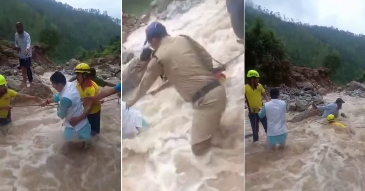 बाल-बल बचे विधायक : बागेश्वर में बादल फटने से हुए नुकसान का जायजा लेने पहुंचे नेताजी, जैसे तैसे पार की नदी, इधर 200 मीटर दूर बह गया गनर, फिर…