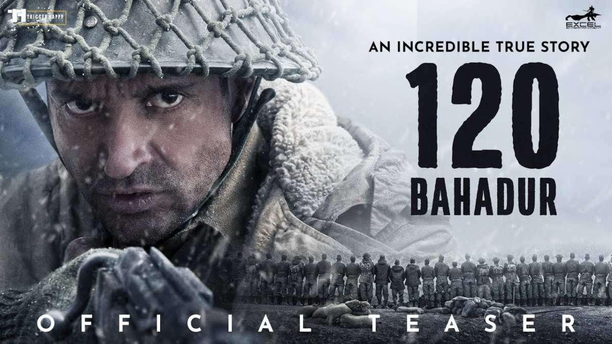 Farhan Akhtar की 120 Bahadur का टीजर रिलीज, भारत-चीन के बीच हुए युद्ध की कहानी लेकर आ रहे एक्टर …