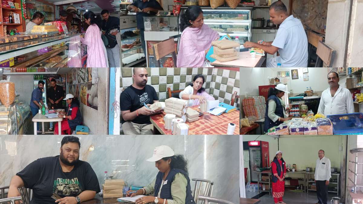 CG NEWS: रक्षाबंधन से पहले खाद्य विभाग ने मिठाई दुकानों पर मारा छापा, लिए फूड सैंपल, स्वच्छता मानकों के उल्लंघन पर 12 दुकानों को थमाया नोटिस
