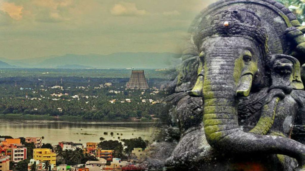 Ancient Rock Ganesh Idol