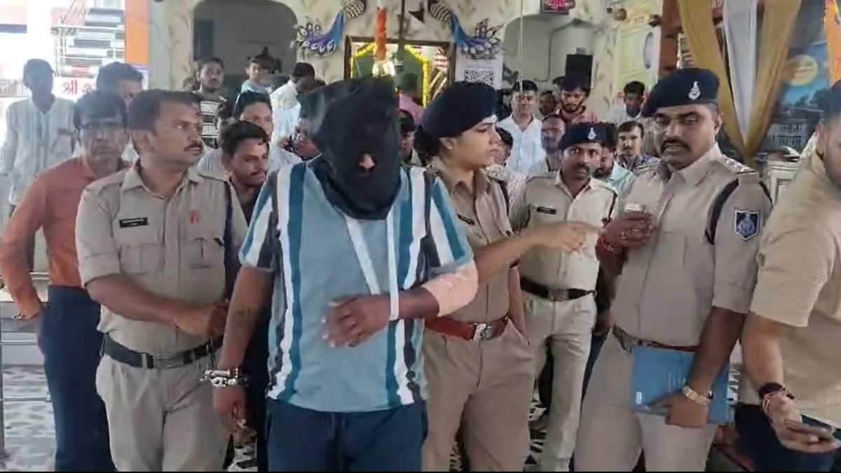 जिस मंदिर में चोरी की, वहां टिकवाया माथाः चोरी करने कार से पहुंचा था गिरोह, मास्टरमाइंड गुजरात से गिरफ्तार