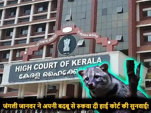 केरल HC में जंगली जानवर ने कर दिया पेशाब, बदबू से परेशान हुए जज : कार्यवाही स्थगित, जाल बिछाने पर पकड़ा गया