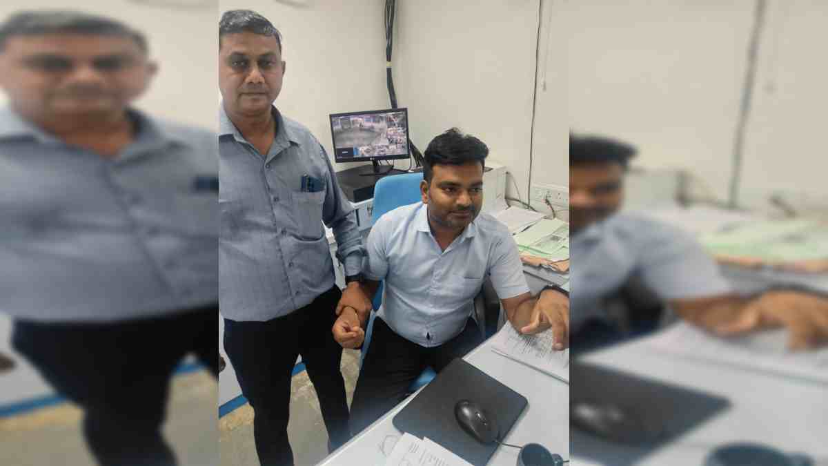 लोकायुक्त का छापा: बैंक प्रबंधक को 5 हजार की रिश्वत लेते रंगे हाथ दबोचा, लोन पास कराने के लिए मांगे थे 75 हजार