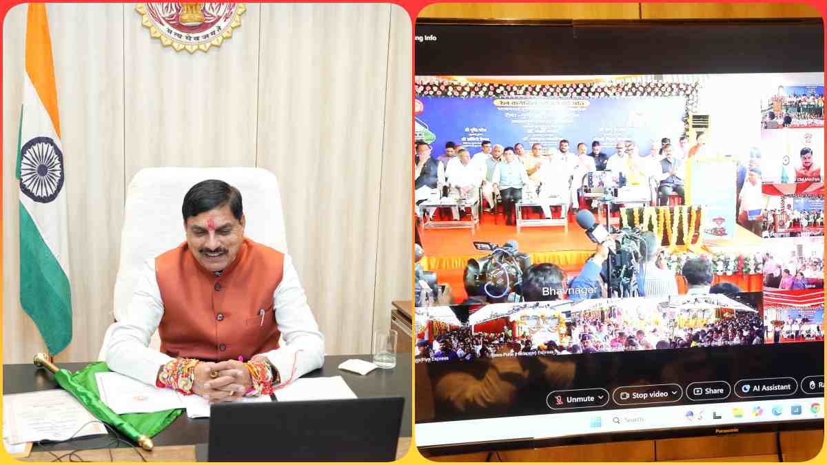 MP को मिली ‘एक्सप्रेस’ सौगात: CM डॉ. मोहन ने जबलपुर-रायपुर और रीवा-पुणे को दिखाई हरी झंडी, रेल मंत्री ने कहा- PM का रेलवे से भावनात्मक जुड़ाव