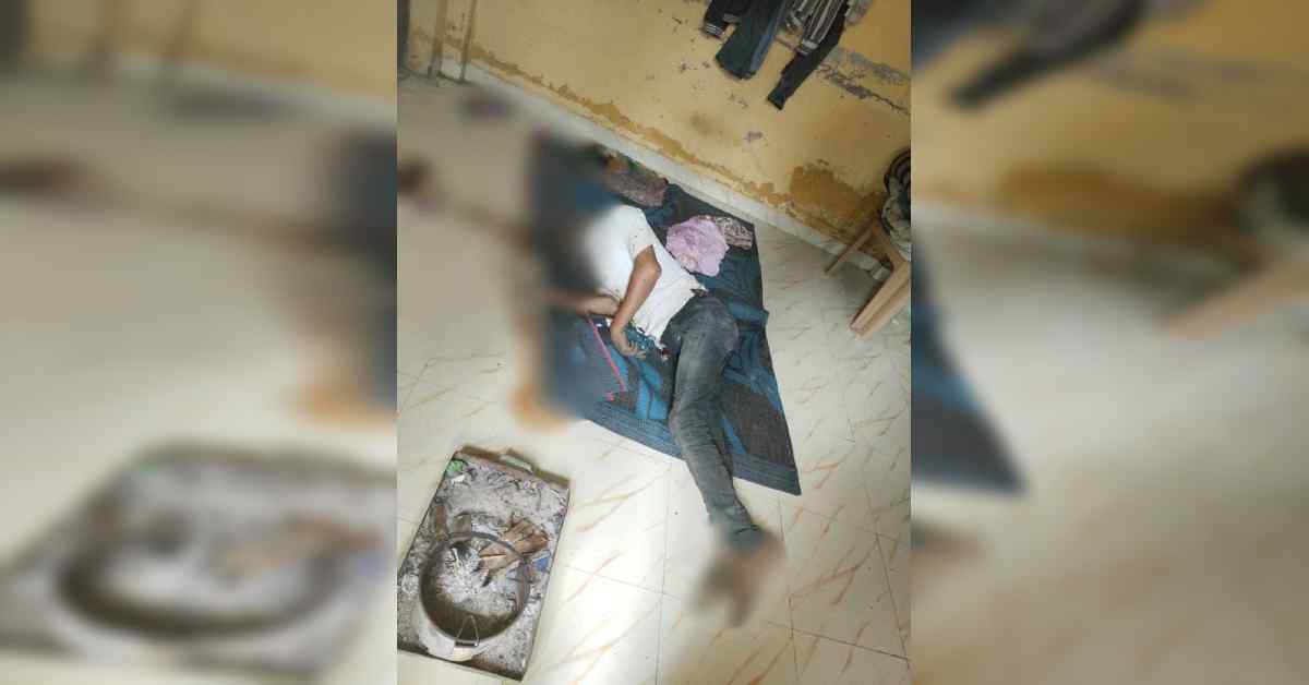 देवास के मल्टी में मिली लाश: चटाई पर खून से लथपथ शव देख उड़े होश, घर पर रखी सिगड़ी सुलझाएगी केस की गुत्थी ?
