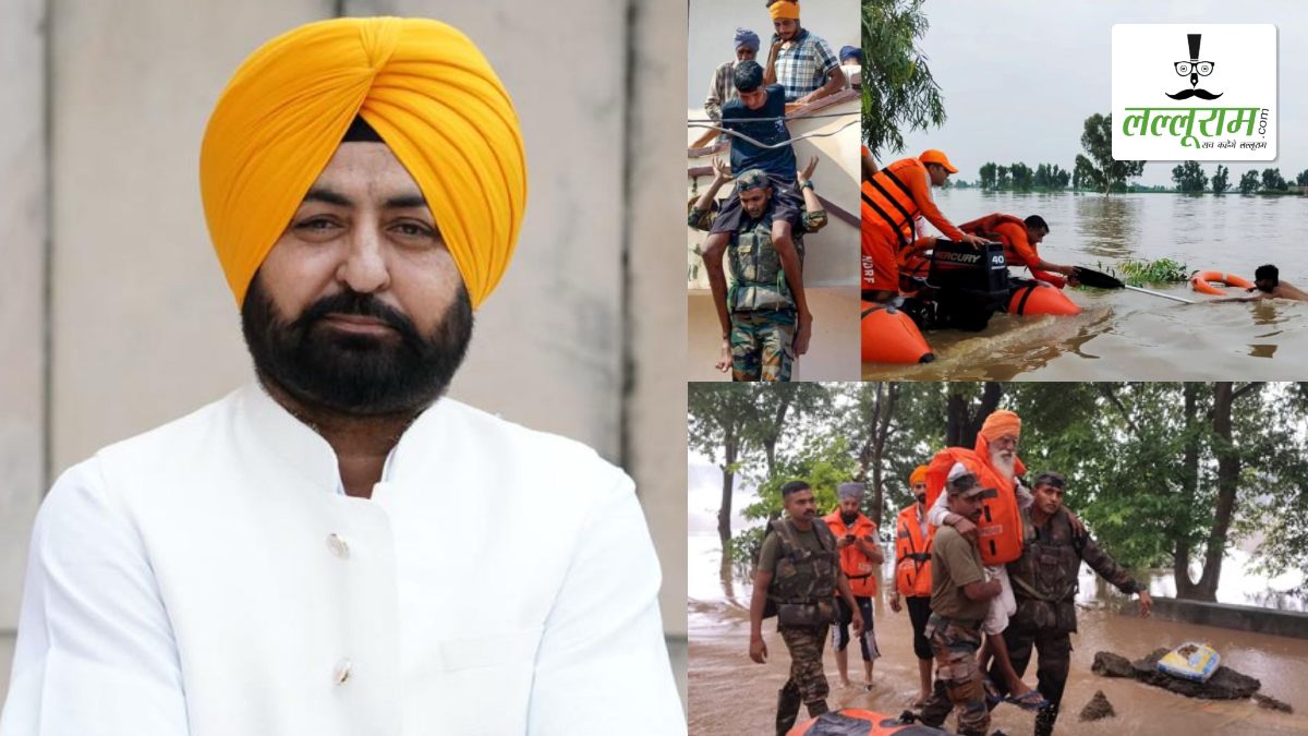 पंजाब के बाढ़ प्रभावित क्षेत्रों में राहत कार्य जोरो पर: मंत्री हरदीप सिंह ने कहा- अब तक 14936 लोगों का किया गया रेस्क्यू, 122 राहत शिविरों में 6582 लोगों को ठहराया