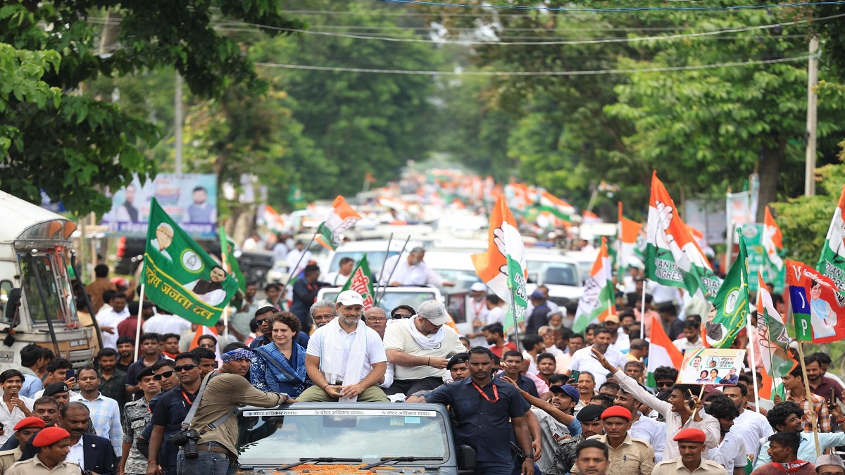 दरभंगा में राहुल गांधी की वोटर अधिकार यात्रा, प्रशासन ने जारी किया अलर्ट और बदला ट्रैफिक प्लान