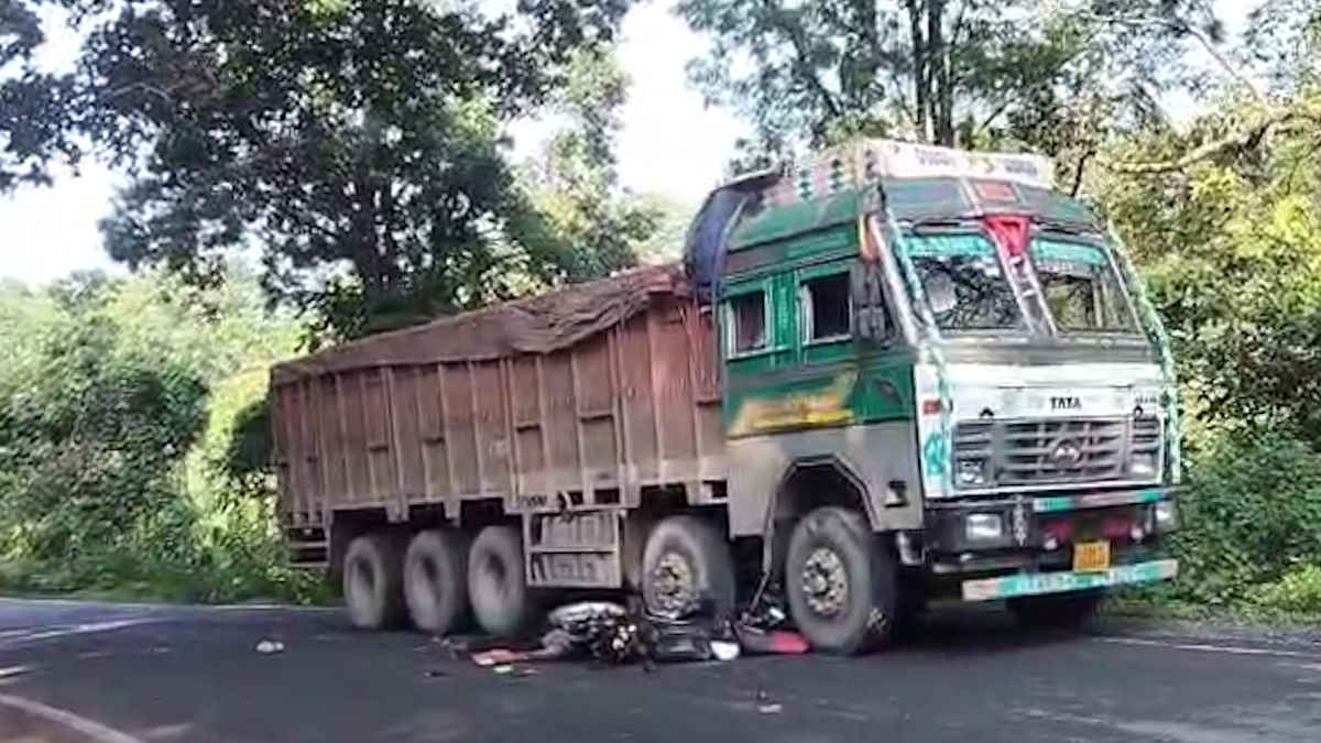 तेज रफ्तार ट्रक ने बाइक को मारी टक्कर, चालक की मौके पर हुई मौत…