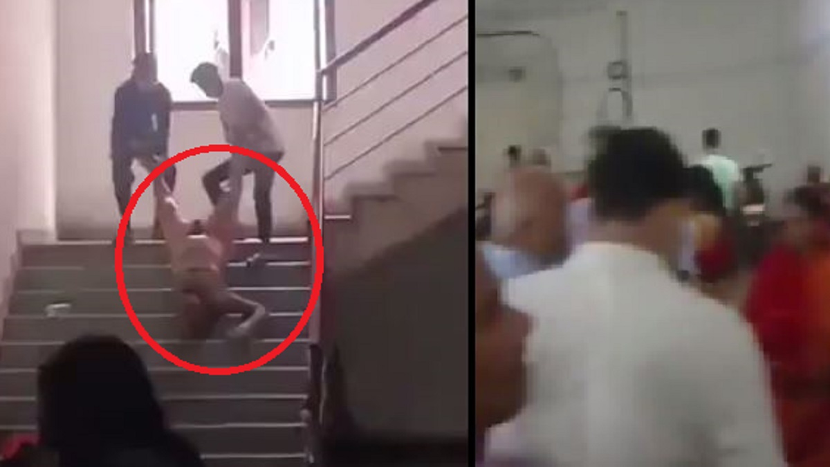 मानवता को शर्मसार कर देने वाला वीडियो आया सामने, पैर पकड़कर घसीटते हुए मॉर्चुरी तक ले गए शव, देखते रहे लोग