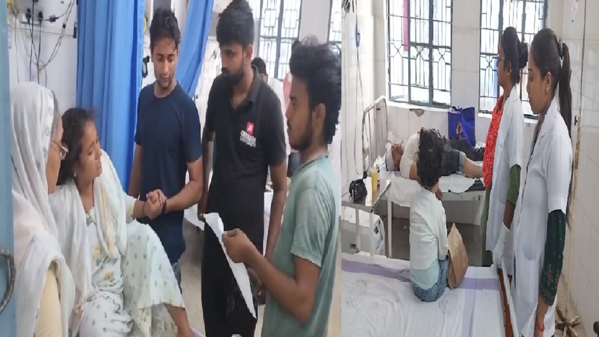 कैमूर में बड़ा हादसा, बाइक सवार को बचाने में यात्रियों से भरी बस पलटी, कई लोग गंभीर रूप से घायल