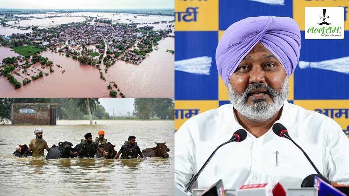 पंजाब में बाढ़ से 2 हजार गांव और 4 लाख से अधिक नागरिक प्रभावित, 14 जिलों में हुईं 43 मौतें, मंत्री चीमा ने केंद्र से बकाया 60,000 करोड़ रुपये तुरंत जारी करने की मांग