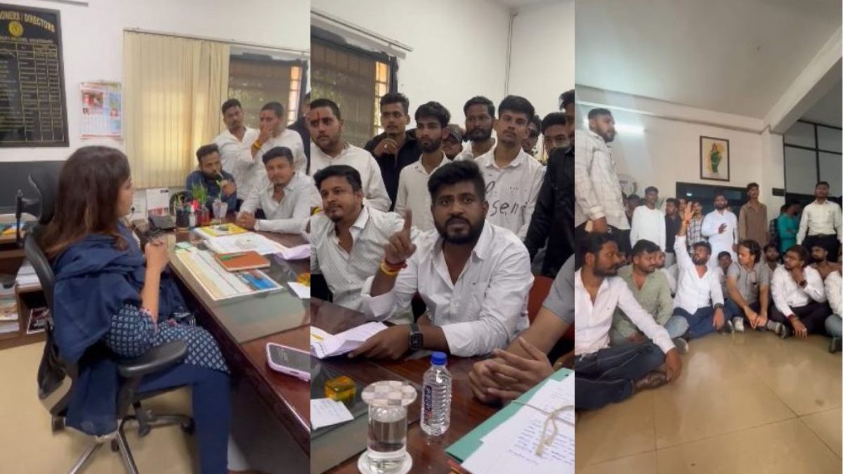 युवा कांग्रेस का हल्ला बोल : खेल संचालनालय में घोटाले का लगाया आरोप, संचालक के चेंबर में किया प्रदर्शन, जमकर की नारेबाजी