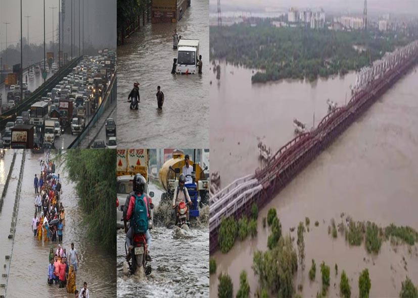 दिल्ली-एनसीआर में भारी बारिश का अलर्ट, यमुना का जलस्तर खतरे के निशान से ऊपर
