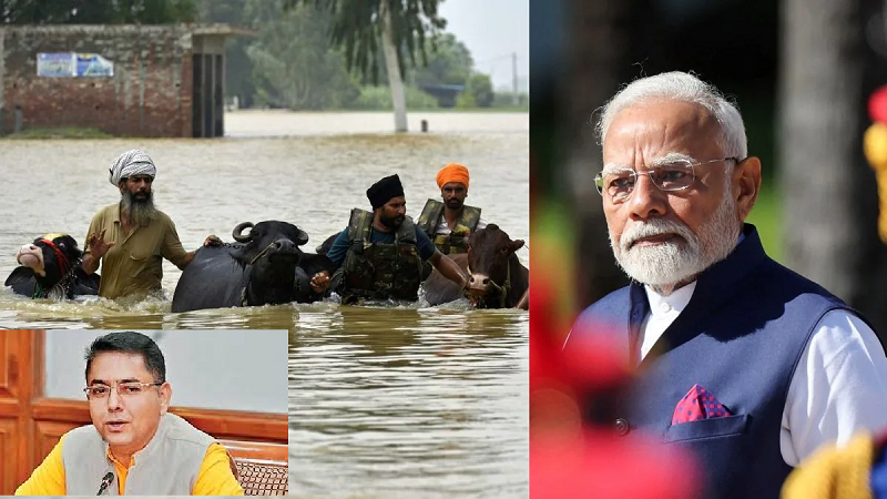 पंजाब के लिए 1600 करोड़ के राहत पैकेज पर सियासी बवाल, AAP और कांग्रेस ने बताया ‘मजाक’