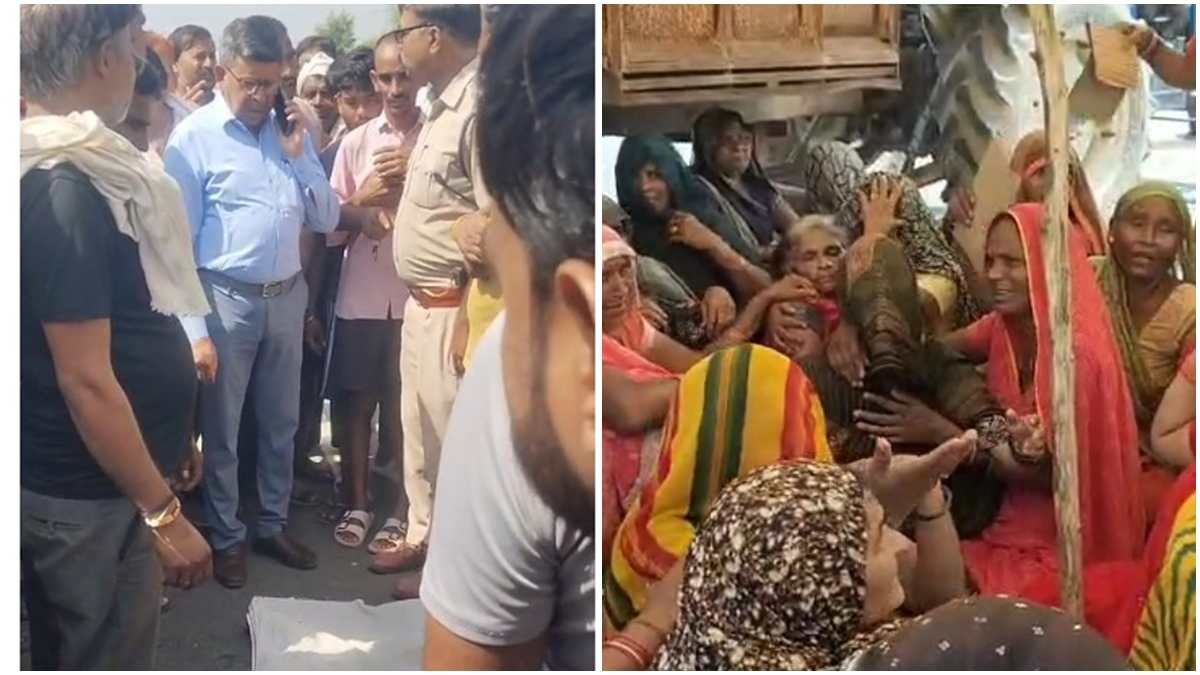 दर्दनाक हादसा: बस ने बाइक सवार को कुचला, शव को 3 किमी तक घसीटा, आक्रोशित परिजनों ने किया चक्काजाम  