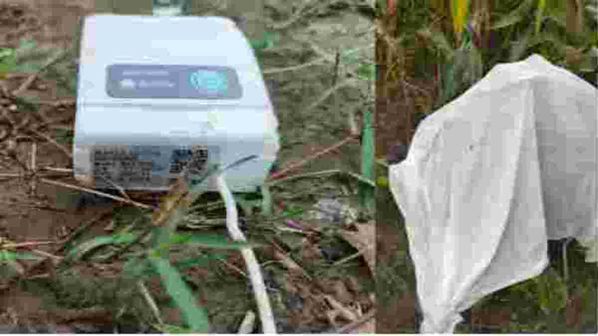 आसमान से गिरा बलून: ग्रामीणों में मचा हड़कंप, पुलिस ने बताई असलियत तब गांव वालों ने ली राहत की सांस