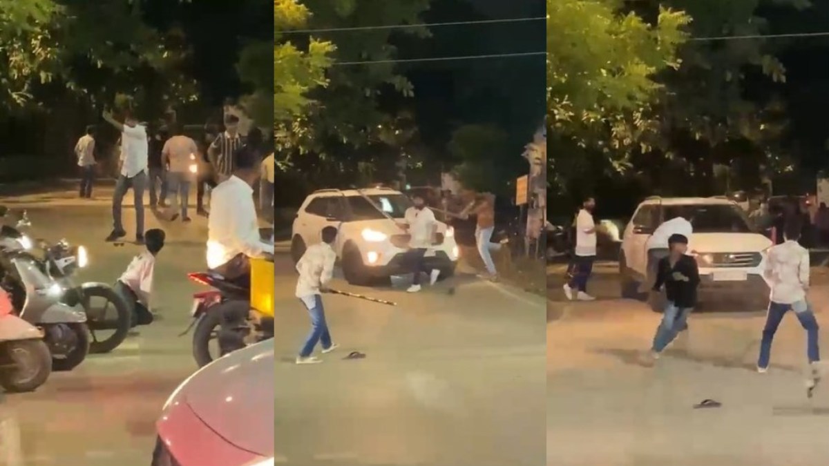 रायपुर में गैंगवार : दो गुटों में हिंसक झड़प, एक दूसरे पर जमकर चले लाठी-डंडे और पत्थर, कार से कुचलने का भी प्रयास, वीडियो वायरल…