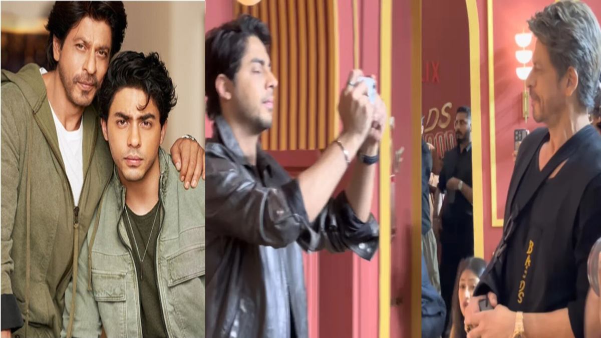 पिता Shah Rukh Khan के लिए फोटोग्राफर बने Aryan Khan, पैपराजी के साथ क्लिक किया ग्रुप फोटो …
