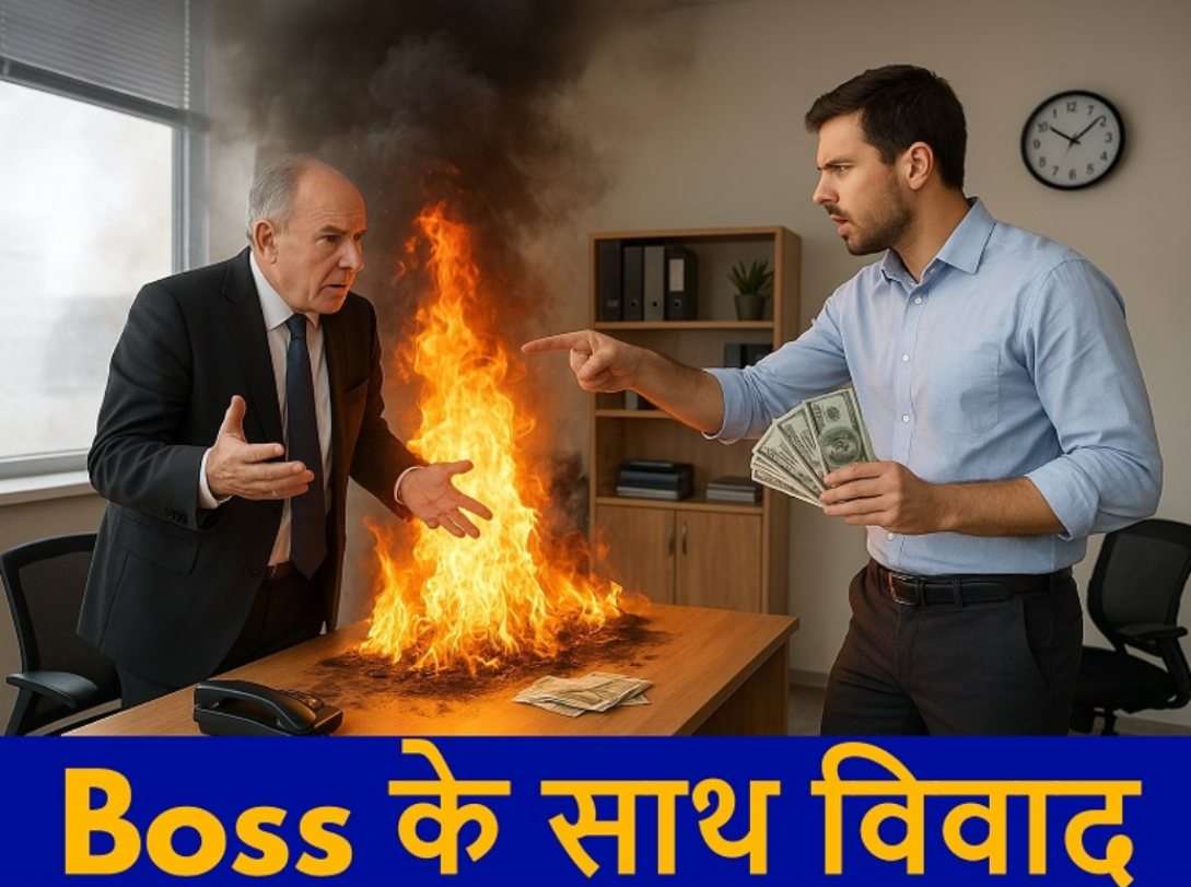 CG News : BOSS के साथ पैसों को लेकर विवाद, ऑफिस में लगाई आग