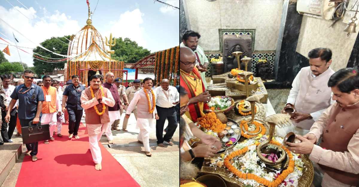 मऊगंज में सीएम डॉ मोहन: देवतालाब में शिव मंदिर के किए दर्शन, 241.33 करोड़ के विकास कार्यों की देंगे सौगात