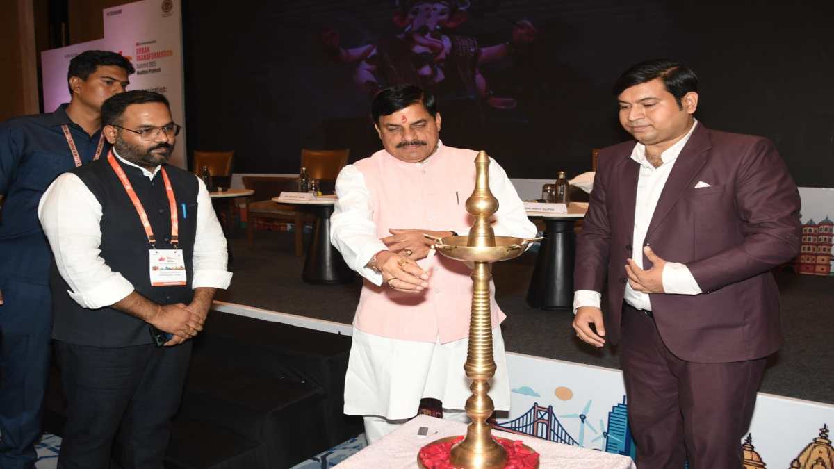 मुख्यमंत्री डॉ. मोहन यादव ने अर्बन ट्रांसफार्मेशन समिट- 2025 का किया शुभारंभ, कहा- शहरीकरण आज की सबसे बड़ी जरूरत