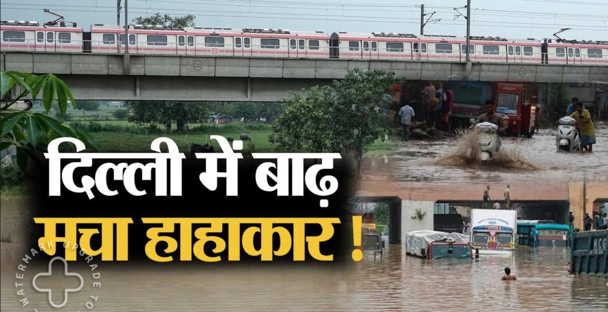 दिल्ली में बाढ़ से हाहाकार: कश्मीरी गेट बस टर्मिनल से यमुना घाट तक बाढ़ में डूबे, सिविल लाइंस के घरों में घुसा पानी, देखें ड्रोन विजुअल