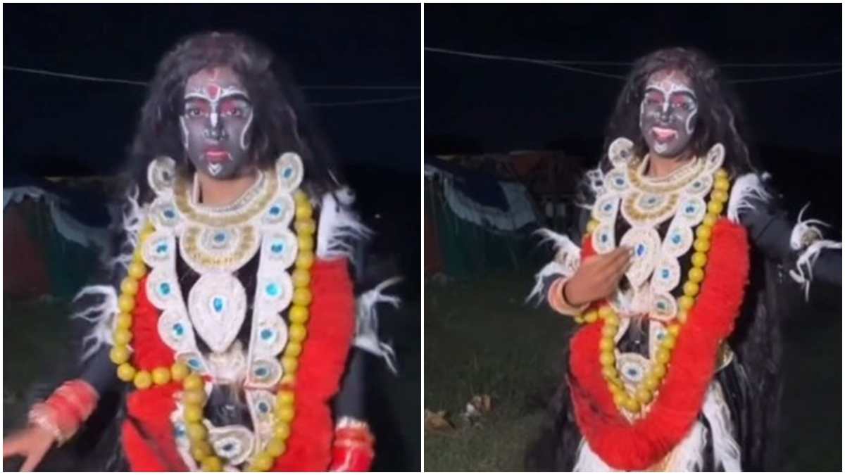 नवरात्रि के पावन पर्व में आस्था पर चोट! युवती ने काली मां के स्वरूप में बनाई अश्लील रील, सोशल मीडिया पर भड़का लोगों का गुस्सा  