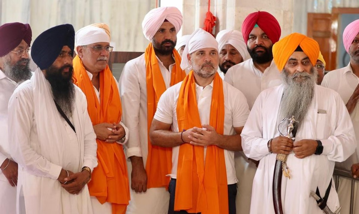राहुल गांधी को गुरुद्वारे में सिरोपा देने पर विवाद, SGPC ने शुरू की जांच, कहा- दोषियों पर होगी कार्रवाई