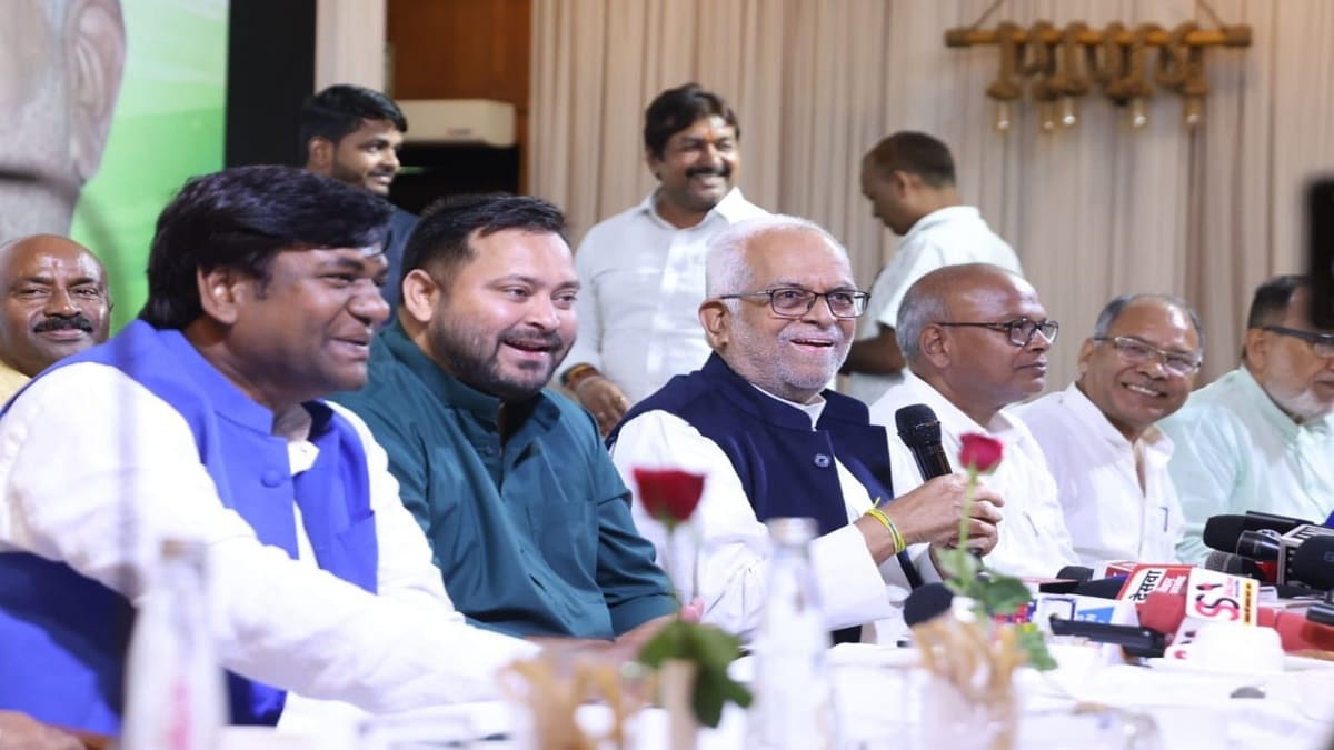 पटना से इंडिया गठबंधन ने किया बड़ा ऐलान, उपराष्ट्रपति पद के लिए जस्टिस बी. सुदर्शन रेड्डी उम्मीदवार