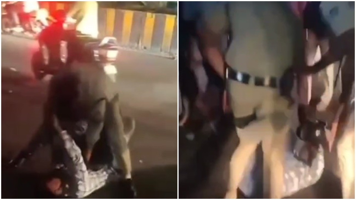 इंदौर ट्रक हादसे के बाद पुलिस की बर्बरता: प्रत्यक्षदर्शी की पिटाई का वीडियो वायरल, नाकामी पर सवाल उठाए तो खोया आपा 