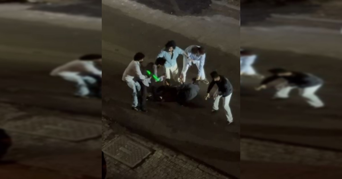 क्लब के बाहर युवकों के बीच विवाद: मारपीट के दौरान चाकू से किया हमला, वीडियो आया सामने