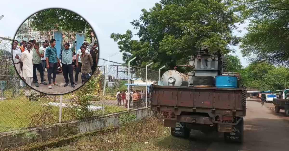 बिजली की खराब सप्लाई को लेकर प्रदर्शन: जबलपुर में किसानों ने सब स्टेशन में की तालाबांदी, एक हफ्ते का अल्टीमेटम, आंदोलन की दी चेतावनी