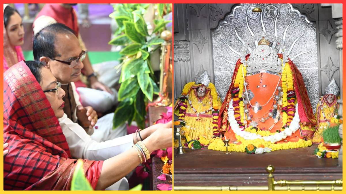 नवरात्रि की पंचमी पर सलकनपुर पहुंचे शिवराज सिंह चौहान, पत्नी, बेटे और बहुओं के साथ मां विजयासन देवी के किए दर्शन 