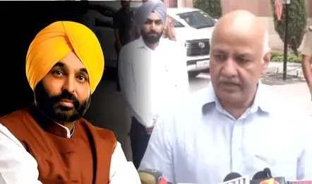 भगवंत मान से मिलने अस्पताल पहुंचे मनीष सिसोदिया