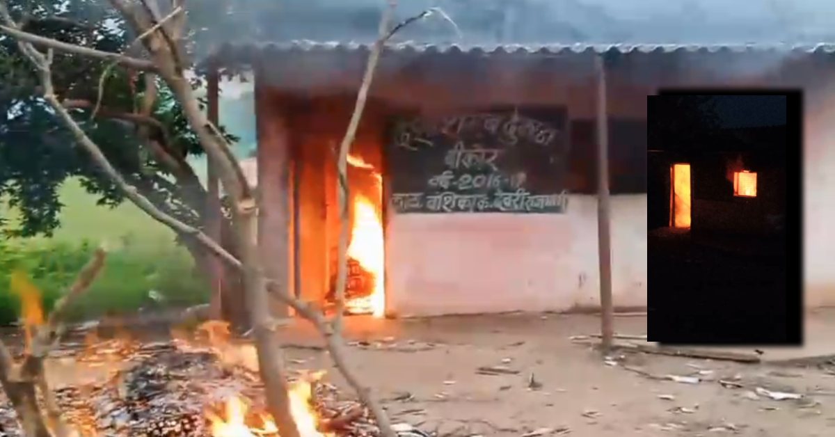 महिलाओं ने शराब दुकान में लगाई आग: नरसिंहपुर में ग्रामीणों का फूटा गुस्सा, कई दिनों से थी परेशान