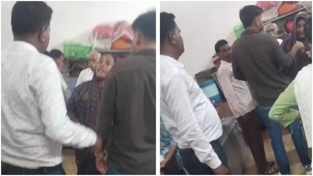 महिला ने पटवारी को जड़ा थप्पड़: मचा बवाल, सीएम हेल्पलाइन शिकायत जबरन काटने का आरोप, Video वायरल 