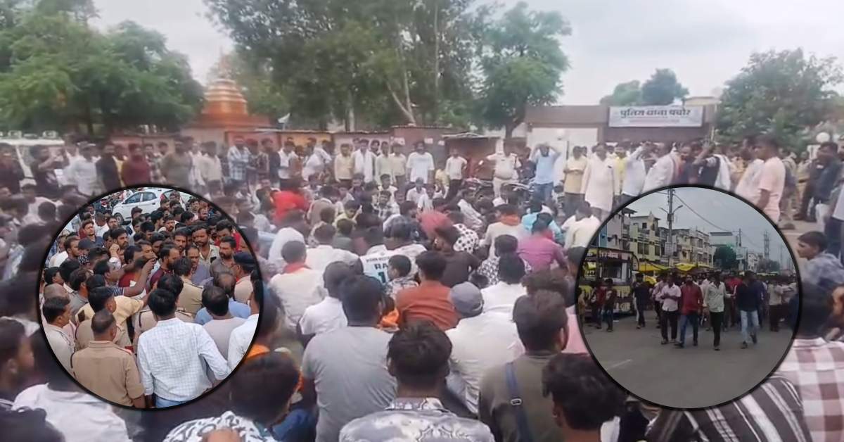 राजगढ़ में नदी में युवती का शव मिलने से बवाल: गैंगरेप और हत्या का आरोप, हिंदू संगठनों ने लव जिहाद से जोड़ते हुए बाजार कराया बंद, थाने का किया घेराव